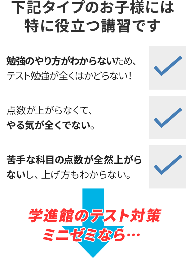 小 中 高校生対象 定期テスト対策ミニゼミについて 京都の個別指導塾 学進館