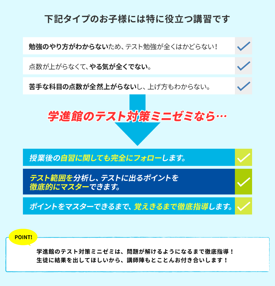 下記タイプのお子様には特に役立つ講習です